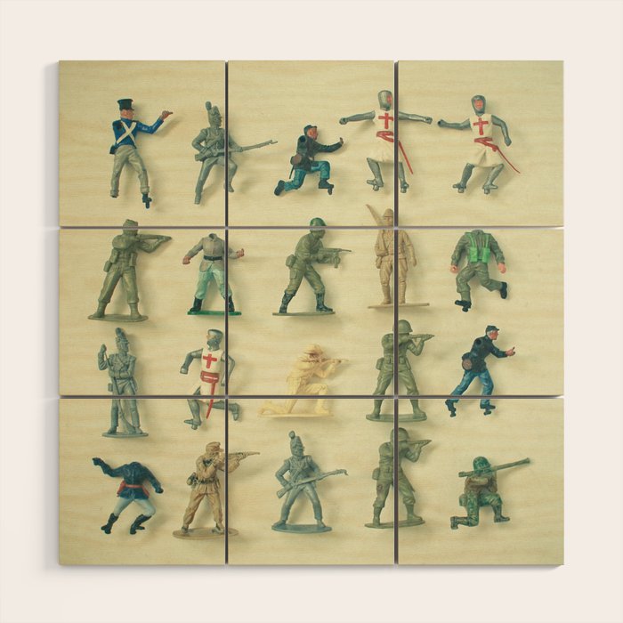 Broken Army Wood Wall Art Gallery Image 1