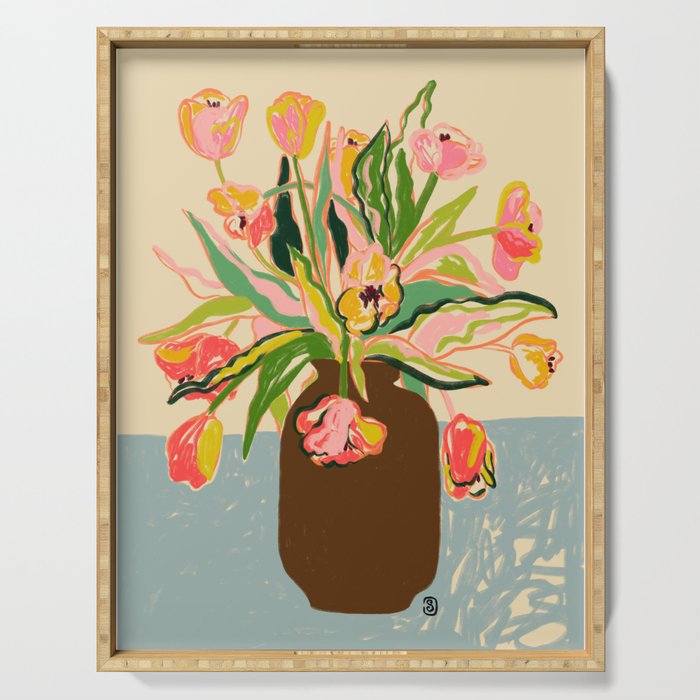 TULIPS Serving Tray Gallery Image 1