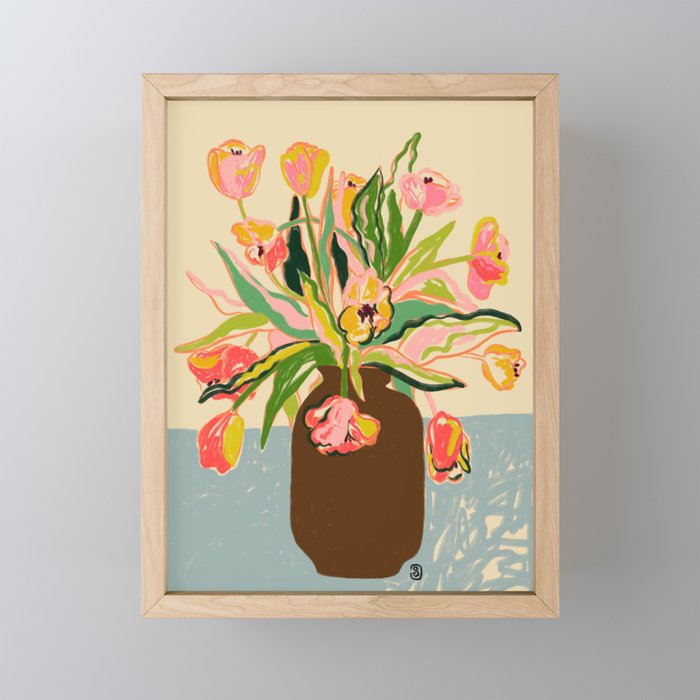 TULIPS Mini Art Print Gallery Image 1