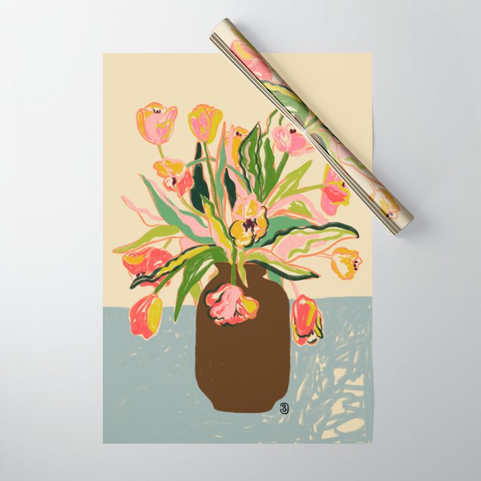 TULIPS Wrapping Paper Gallery Image 1