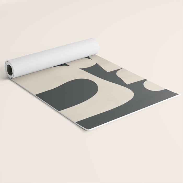 Modern Abstract Minimal Shapes 33 Yoga Mat Gallery Image 2
