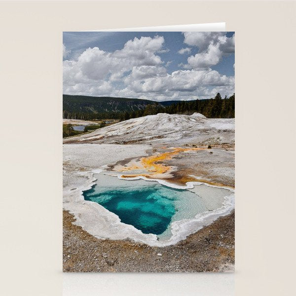 Yellowstone Thermal Pools Stationery Card Gallery Image 2