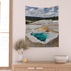 Yellowstone Thermal Pools Wall Tapestry Gallery Image 2