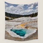 Yellowstone Thermal Pools Wall Tapestry Gallery Image 4