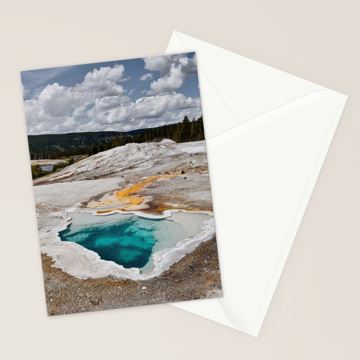 Yellowstone Thermal Pools Stationery Card Gallery Image 2