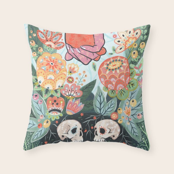 Till Death Do Us Part Throw Pillow Gallery Image 1