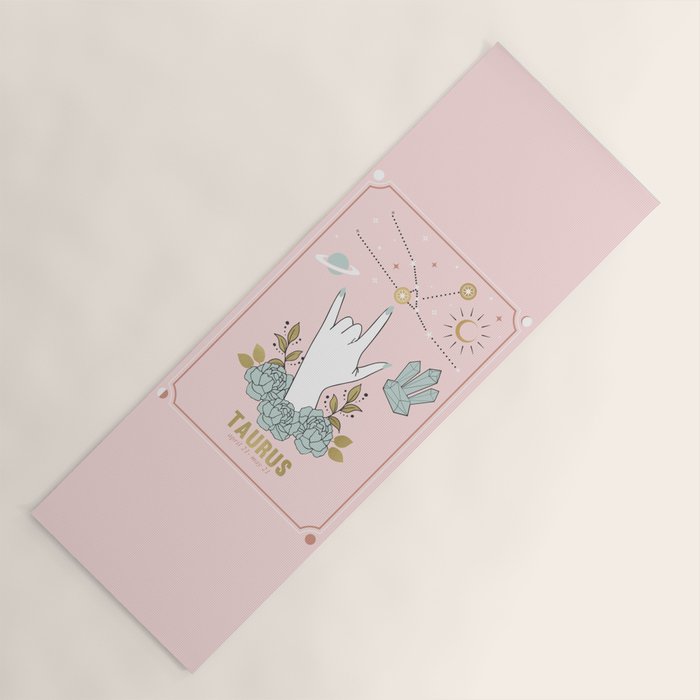 Taurus Zodiac Series Yoga Mat Gallery Image 1
