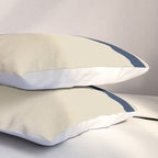 Rainbow 70s 60s Stripe Colorful Rainbow Tan Retro Vintage Pillow Sham Gallery Image 3