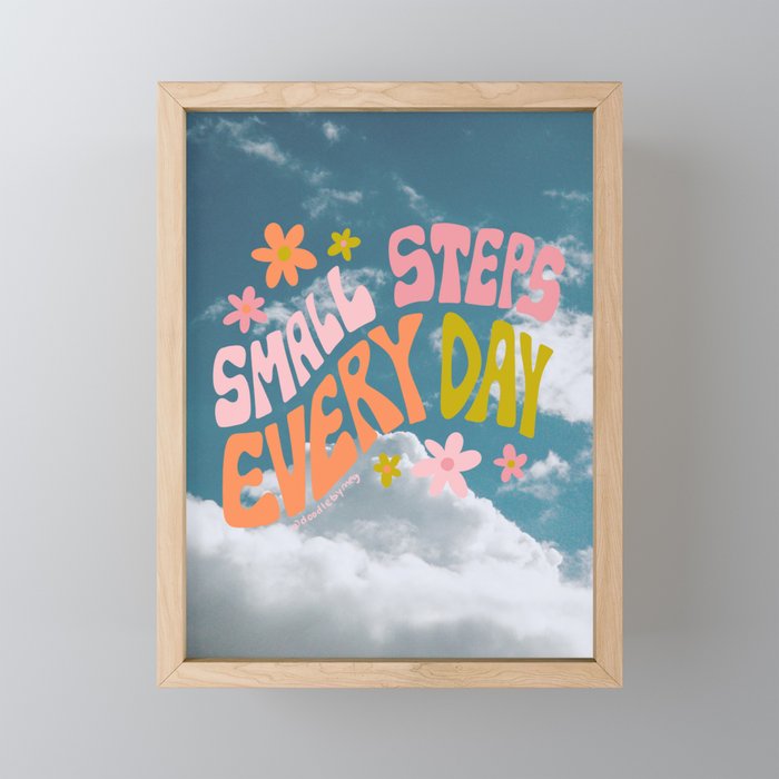 Small Steps Mini Art Print Gallery Image 1