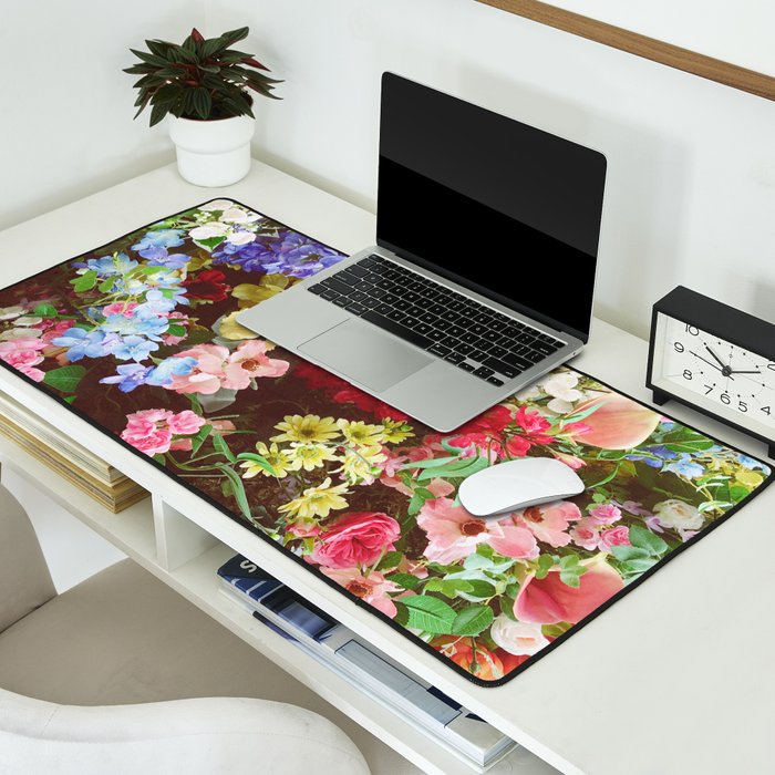 Floral Explosion Desk Mat Gallery Image 2