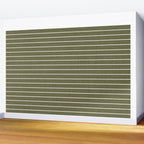 Cozy Stripes In Olive Green Wall Mural Gallery Image 2