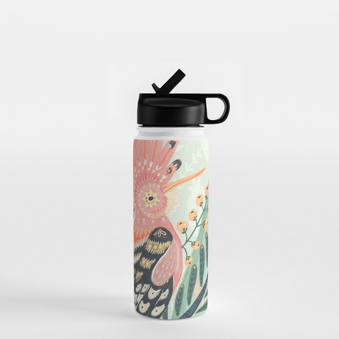 Hoopoe Bird Water Bottle Gallery Image 1