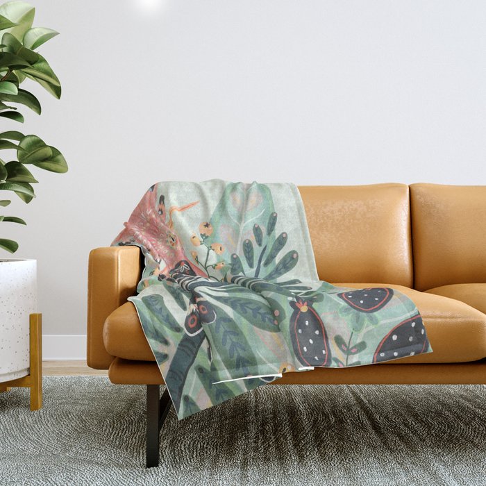 Hoopoe Bird Throw Blanket Gallery Image 1