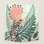 Hoopoe Bird Wall Tapestry Gallery Image 4