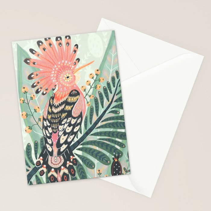 Hoopoe Bird Stationery Card Gallery Image 2