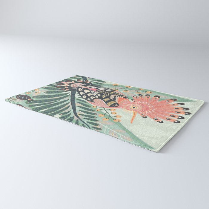 Hoopoe Bird Rug Gallery Image 3