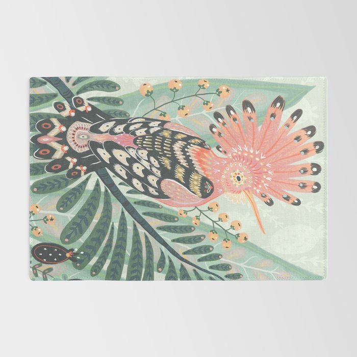 Hoopoe Bird Rug Gallery Image 2