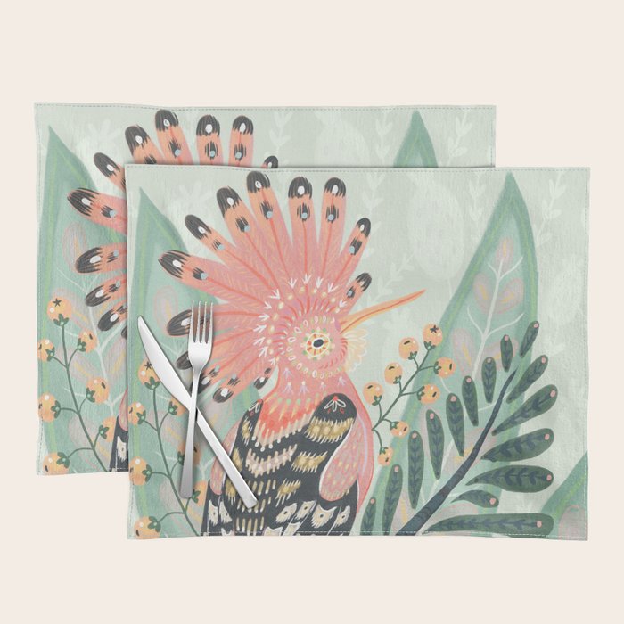 Hoopoe Bird Placemat Gallery Image 1