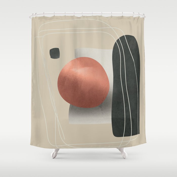 Abstract Art 17 Shower Curtain Gallery Image 1
