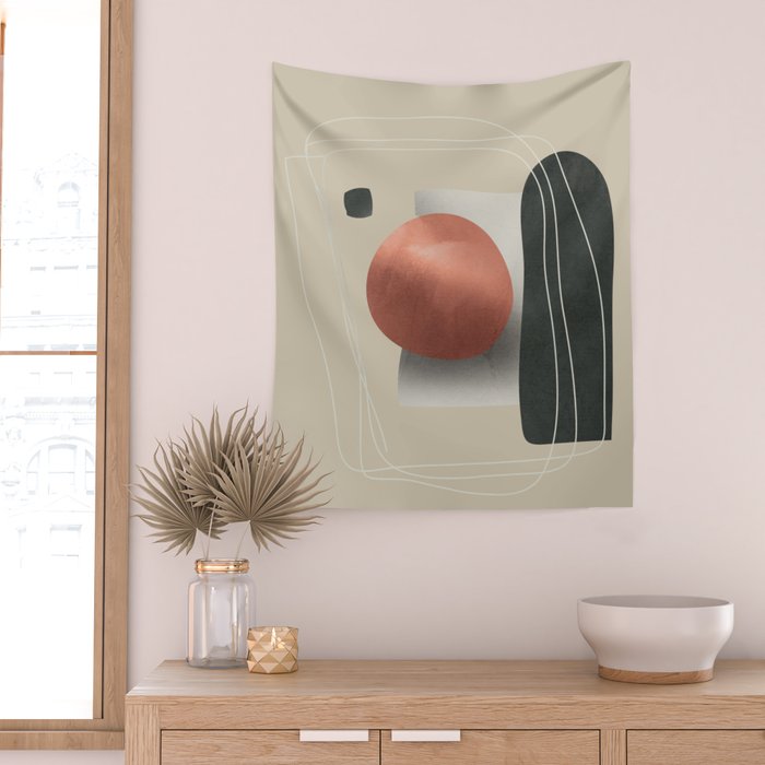 Abstract Art 17 Wall Tapestry Gallery Image 2