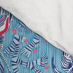 Lobster and crab coastal nostalgia summer blue Comforter Gallery Image 4