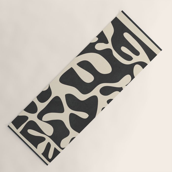 Minimalist Abstract Leaves 1 Yoga Mat Gallery Image 1