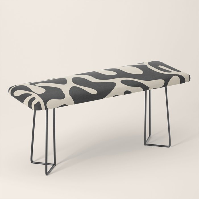 Minimalist Abstract Leaves 1 Bench Gallery Image 1