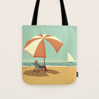 On the Beach Tote Bag Gallery Image 1