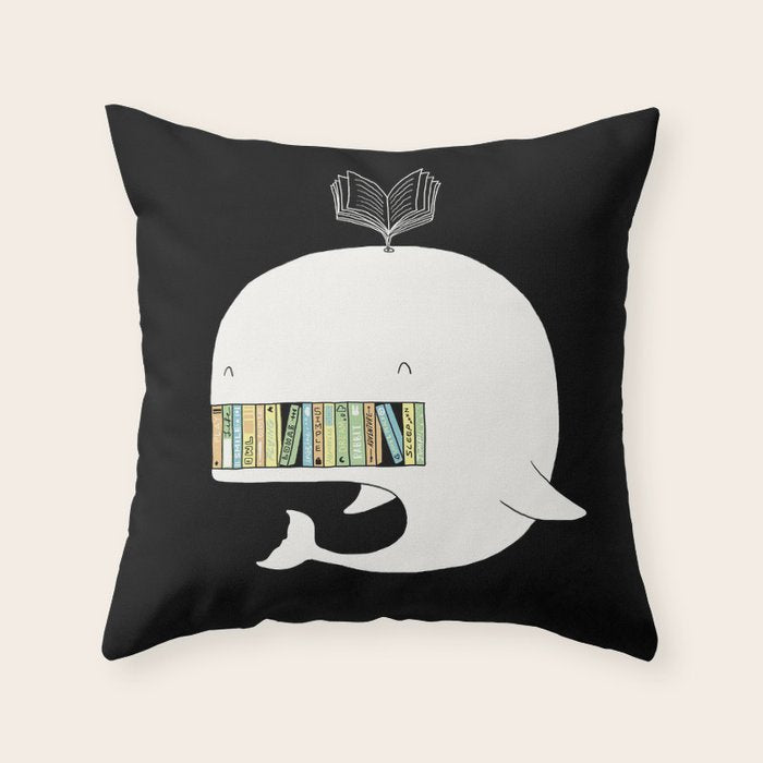 My Book Shelf Throw Pillow Gallery Image 1