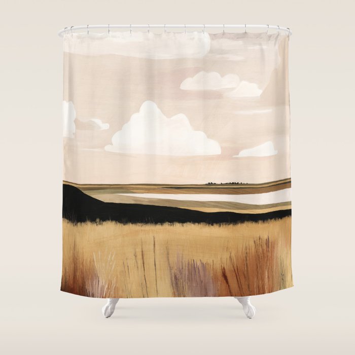 Quiet Horizon Shower Curtain Gallery Image 1