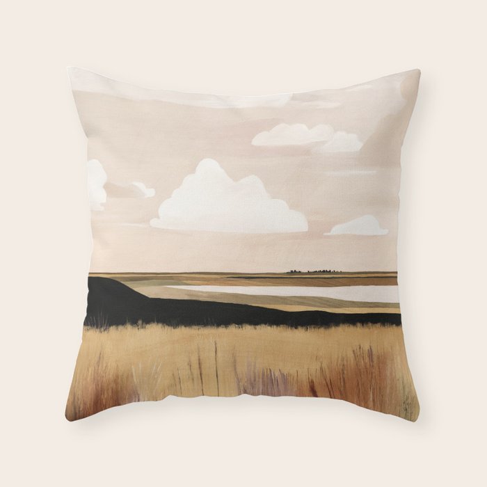 Quiet Horizon Throw Pillow Gallery Image 1