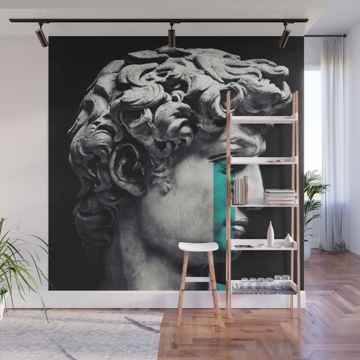 Crying David Wall Mural Gallery Image 1