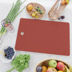 Cherry Red Solid Color Cutting Board Gallery Image 2