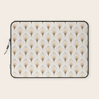 Art Deco Geometric Gold Pattern  Laptop Sleeve Gallery Image 1