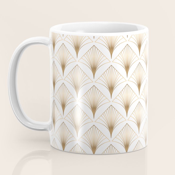 Art Deco Geometric Gold Pattern  Coffee Mug Gallery Image 3