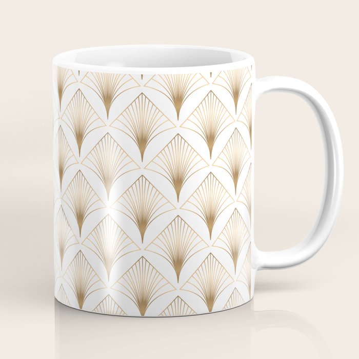 Art Deco Geometric Gold Pattern  Coffee Mug Gallery Image 1