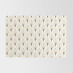 Art Deco Geometric Gold Pattern  Rug Gallery Image 2