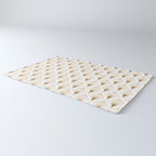 Art Deco Geometric Gold Pattern  Rug Gallery Image 3