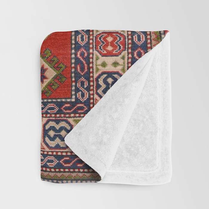 Arrow Spiral Kazak Handmade Rug Throw Blanket Gallery Image 3