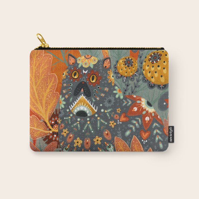 Foliage Cat Carry All Pouch Gallery Image 1