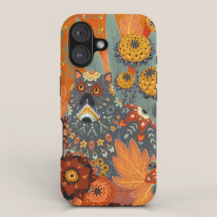 Foliage Cat iPhone Case Gallery Image 1