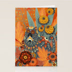 Foliage Cat Stationery Card Gallery Image 2