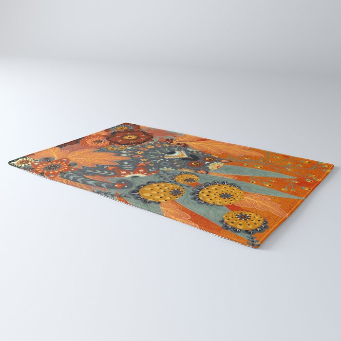 Foliage Cat Rug Gallery Image 3