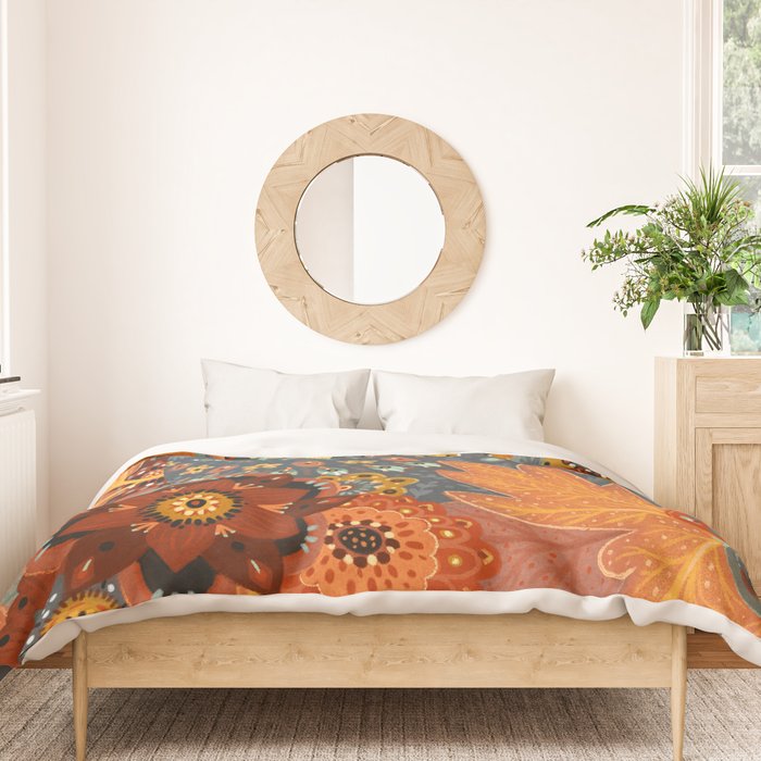 Foliage Cat Duvet Cover Gallery Image 3