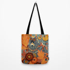 Foliage Cat Tote Bag Gallery Image 2