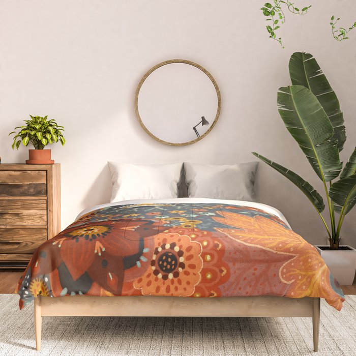 Foliage Cat Comforter Gallery Image 3