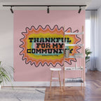 Thankful For My Community Wall Mural Gallery Image 1