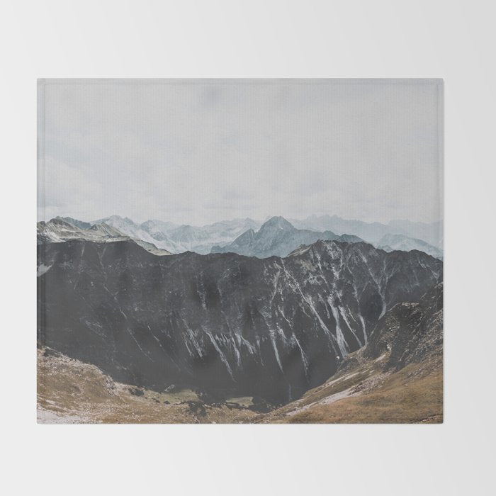 interstellar - landscape photography Throw Blanket Gallery Image 2