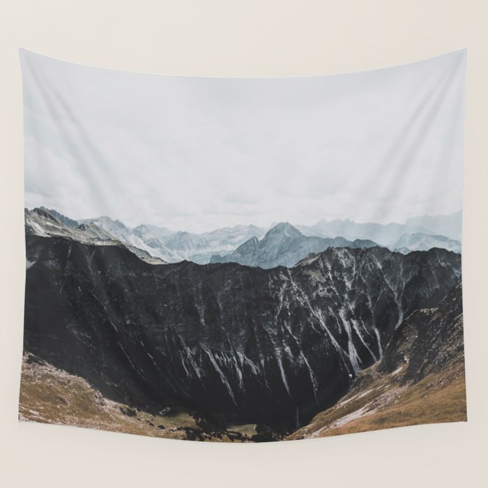 interstellar - landscape photography Wall Tapestry Gallery Image 1