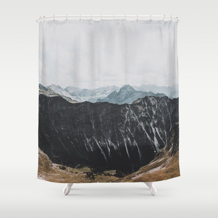 interstellar - landscape photography Shower Curtain Gallery Image 1